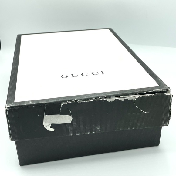 GUCCI Houdan Horsebit Leather Platform Loafers Great White Size 36 - Picture 10 of 12